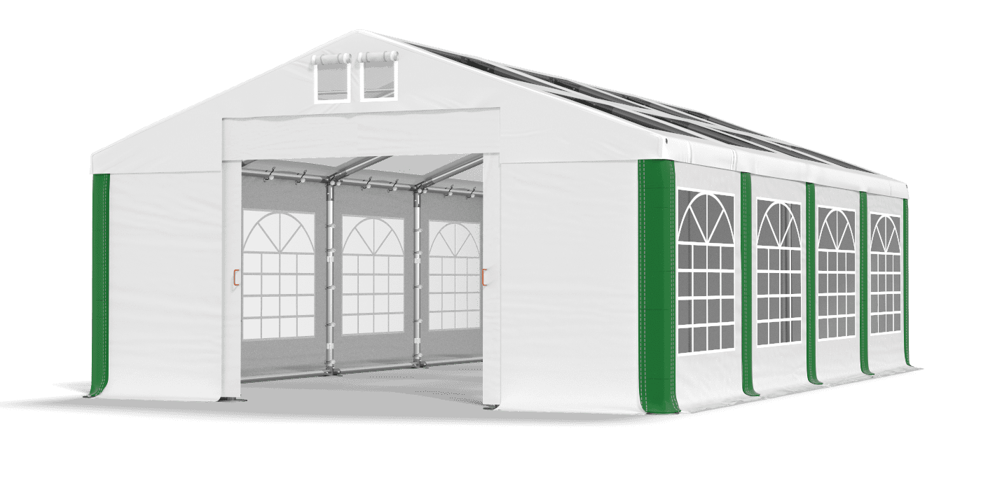 Brána stanu otvorená