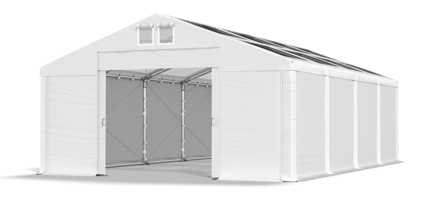 Brána stanu otvorená