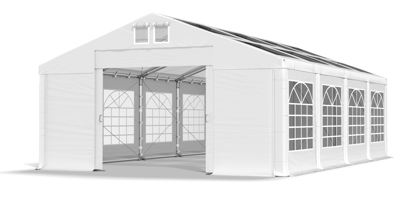 Brána stanu otvorená