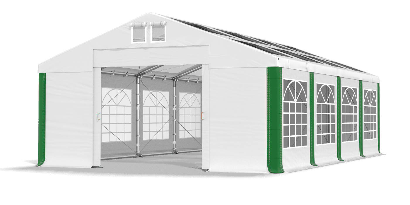 Brána stanu otvorená