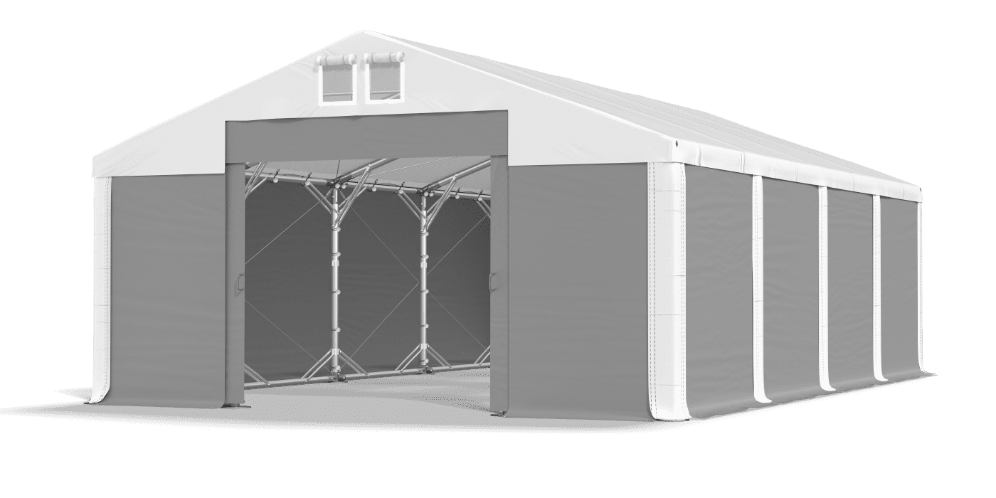 Brána stanu otvorená