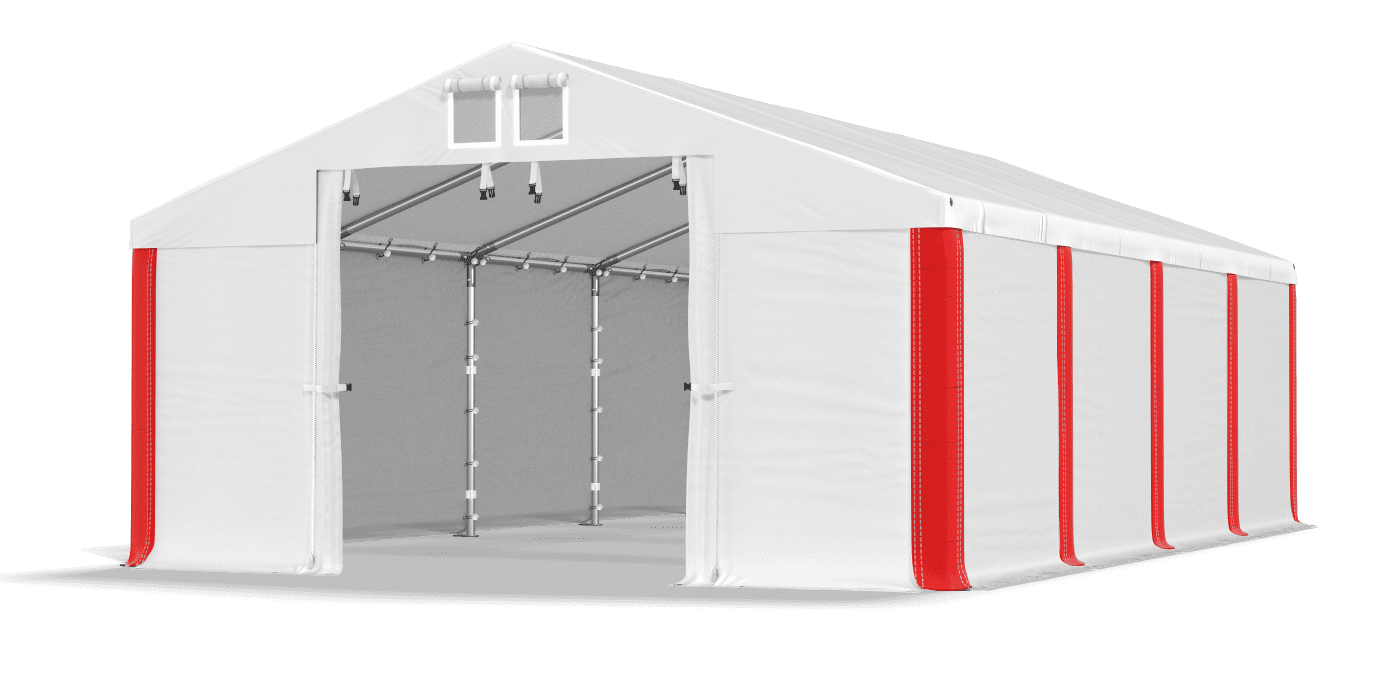 Brána stanu otvorená