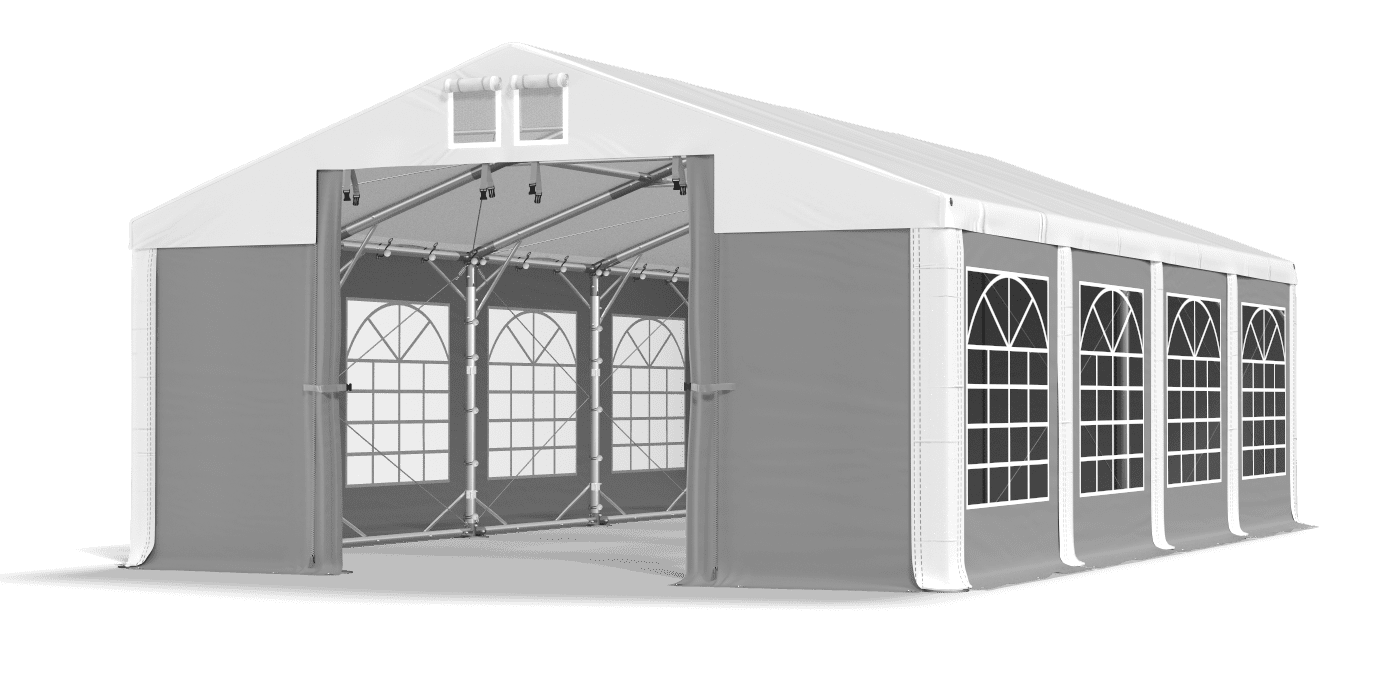 Brána stanu otvorená