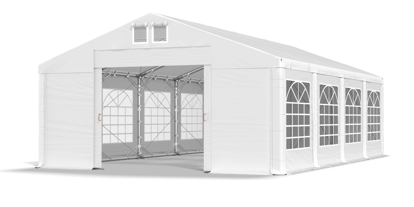 Brána stanu otvorená