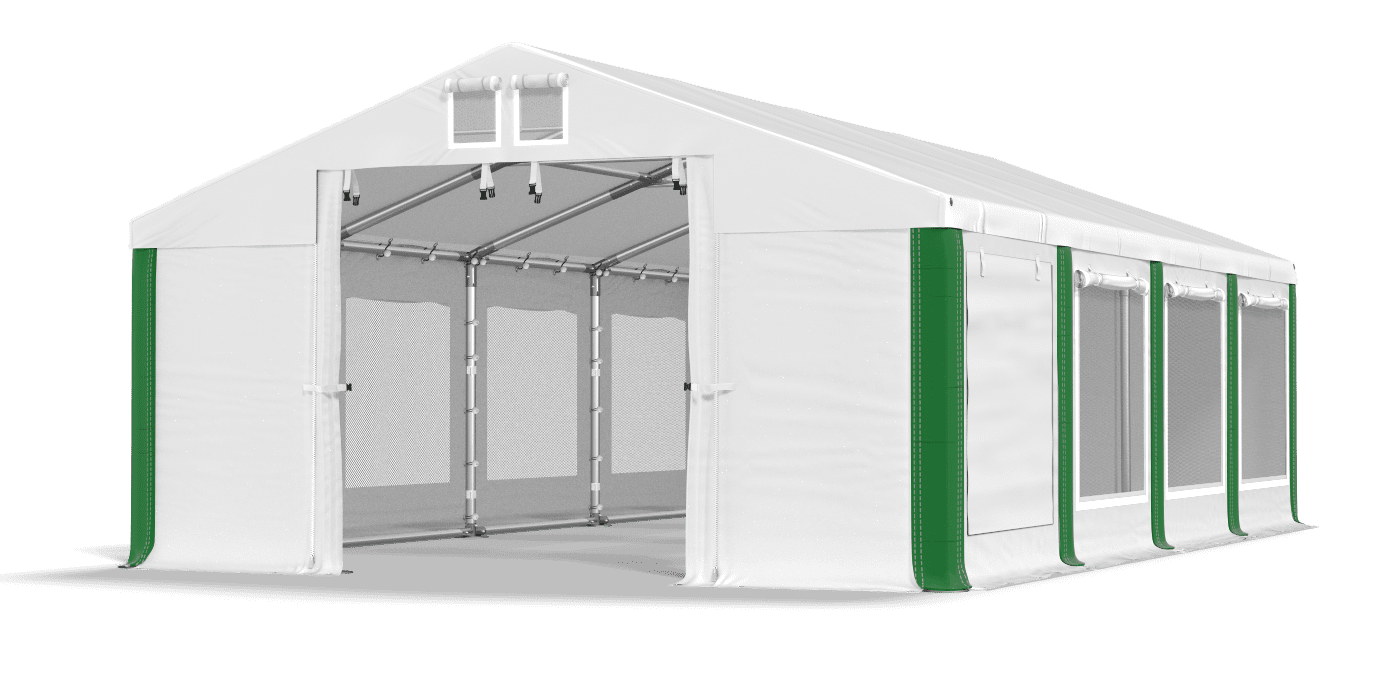 Brána stanu otvorená