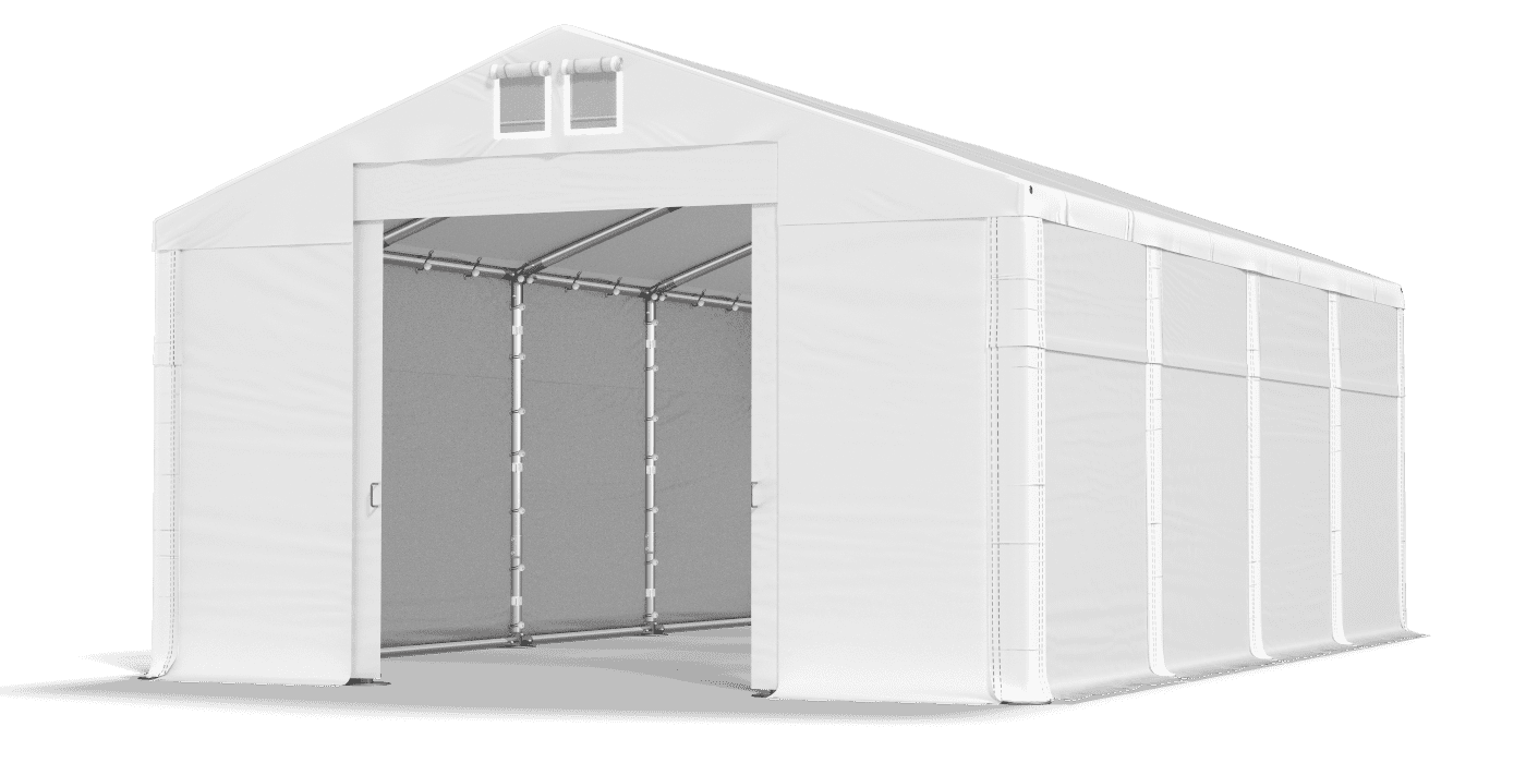 Brána stanu otvorená