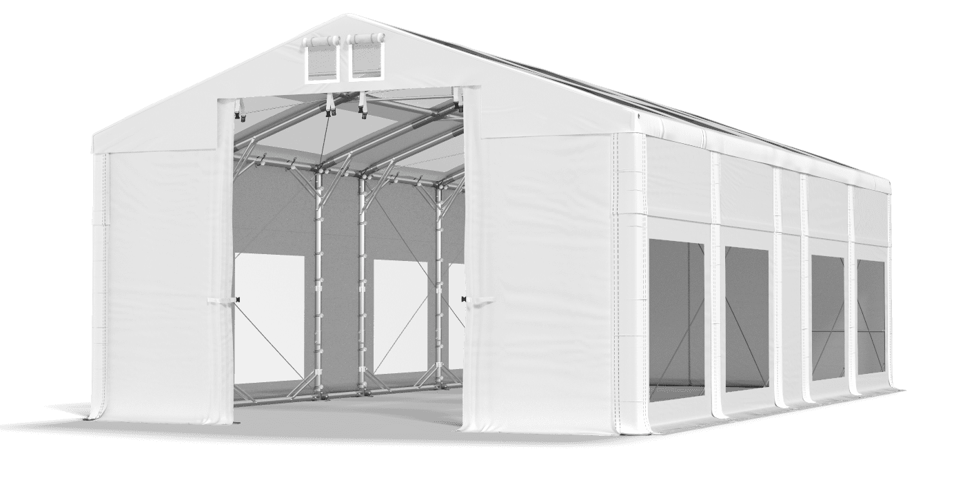 Brána stanu otvorená