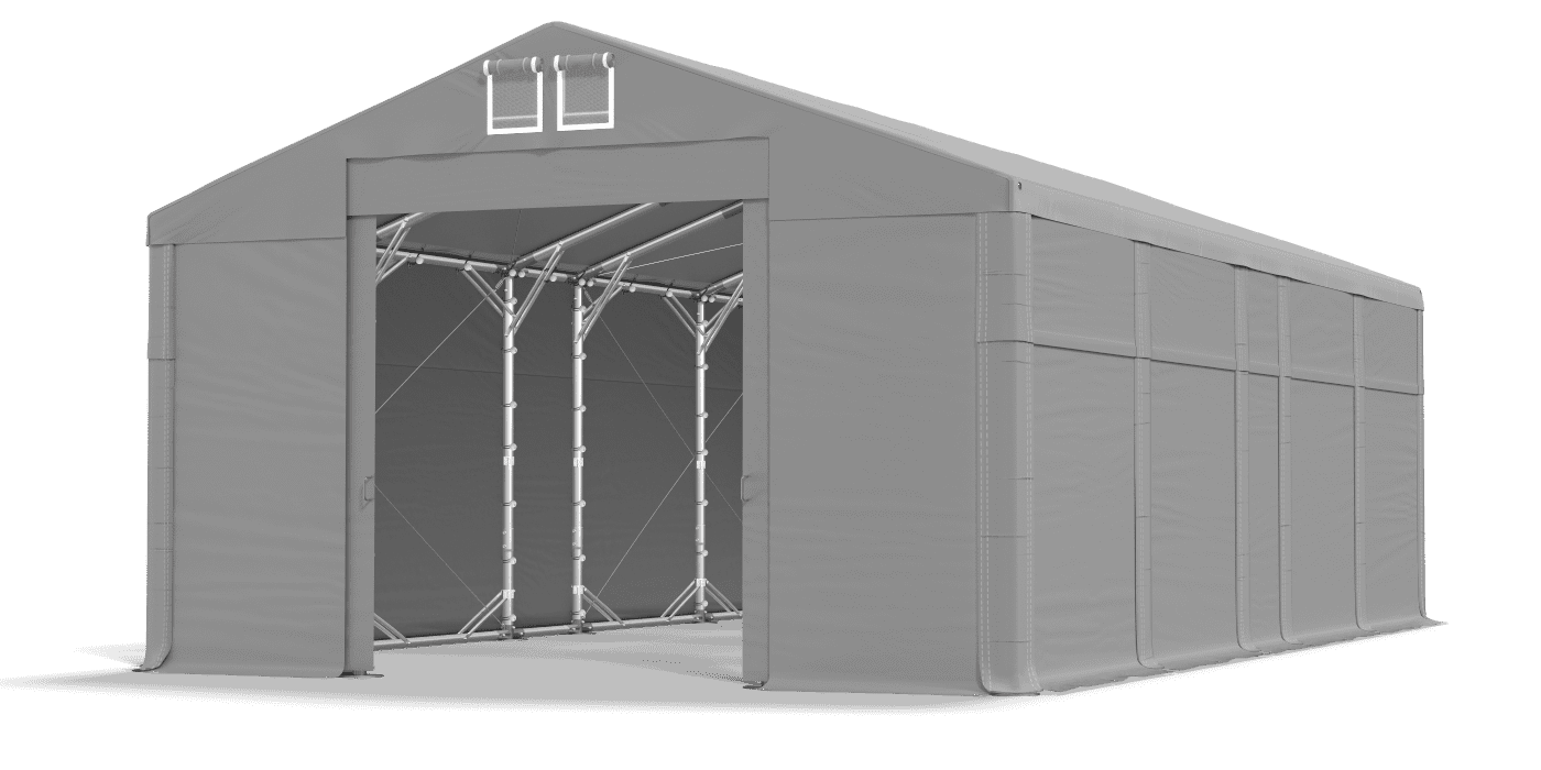 Brána stanu otvorená