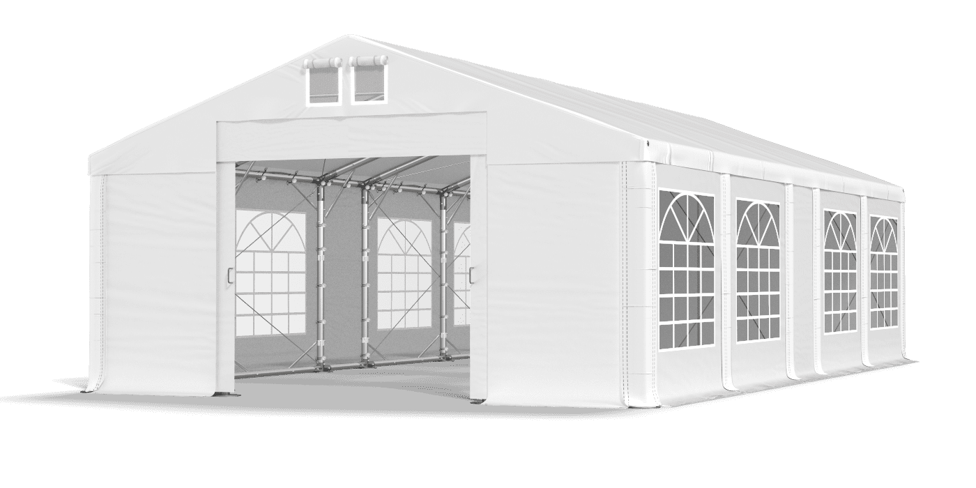 Brána stanu otvorená