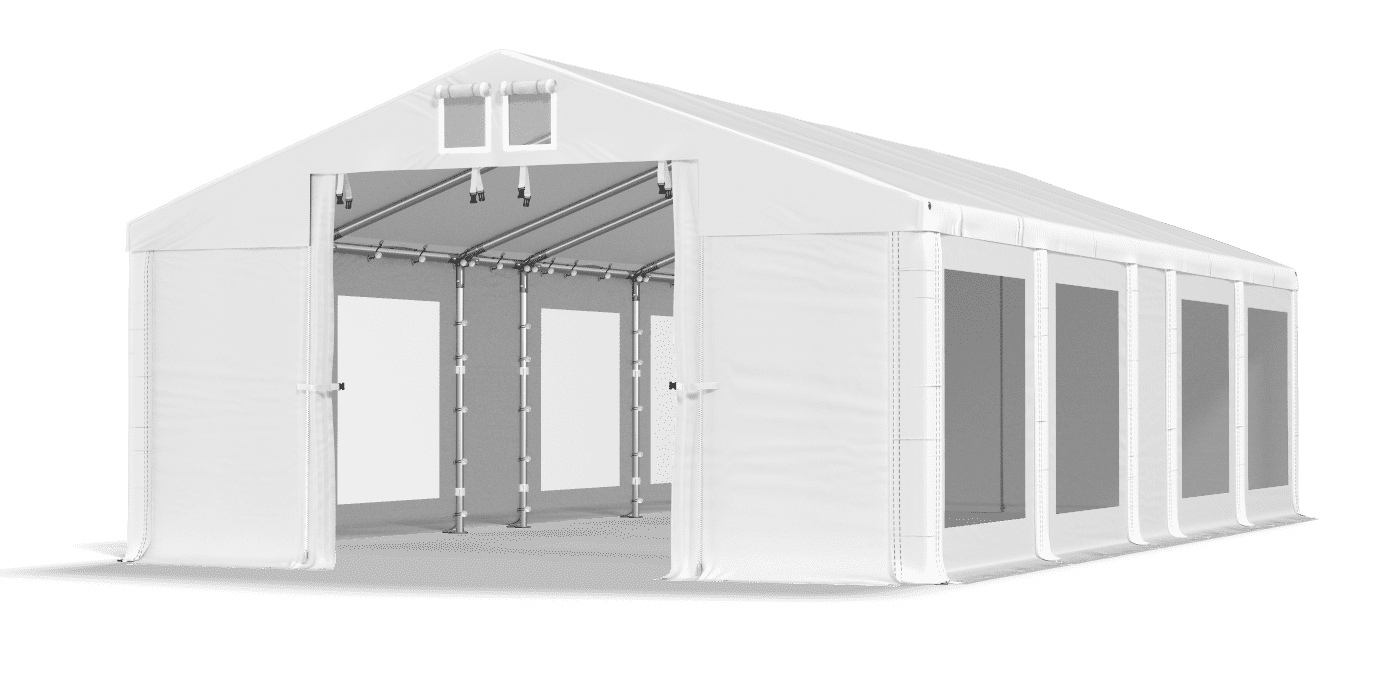 Brána stanu otvorená