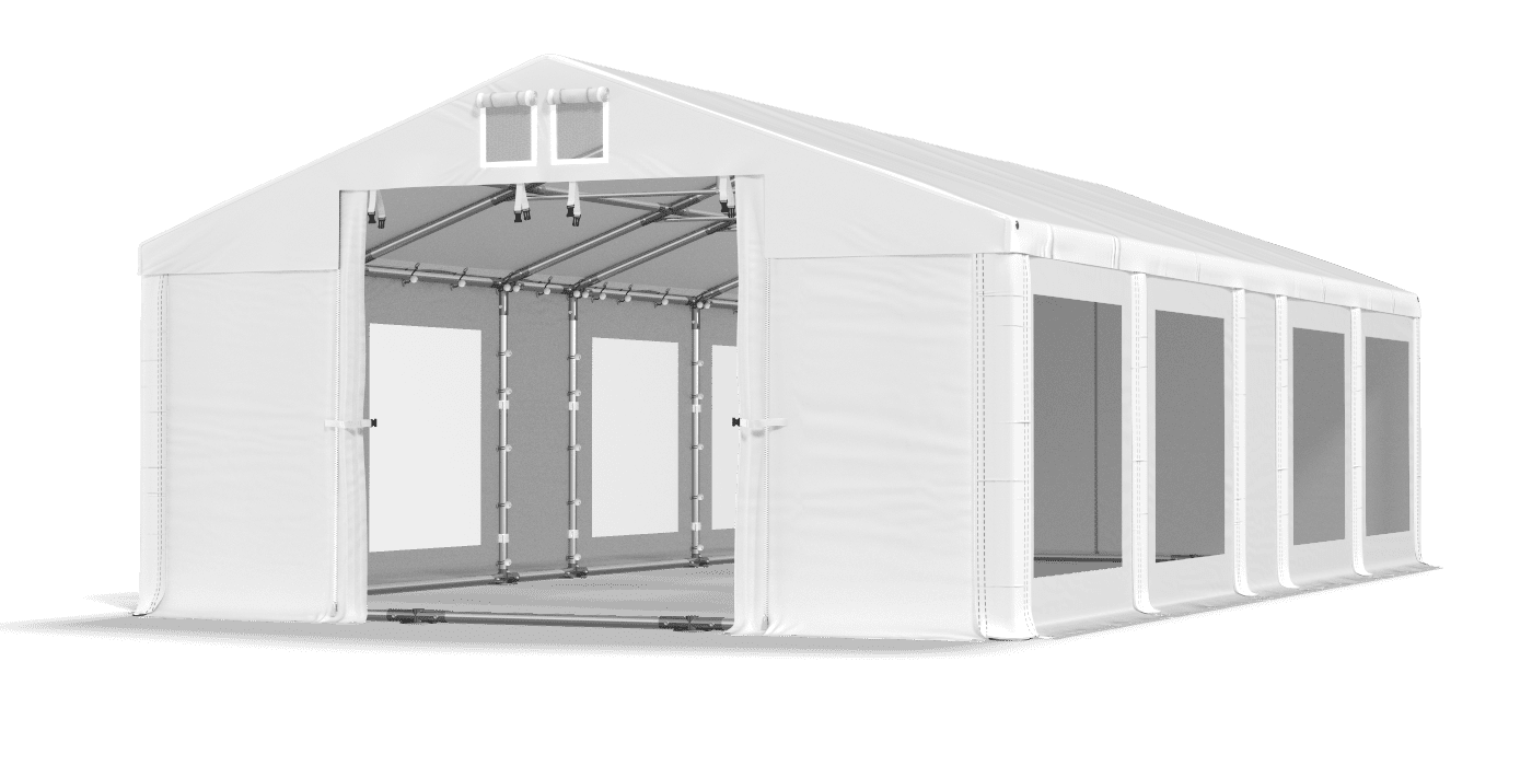 Brána stanu otvorená