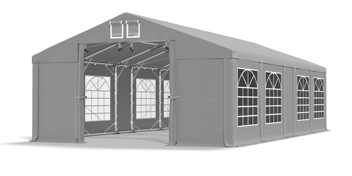 Brána stanu otvorená