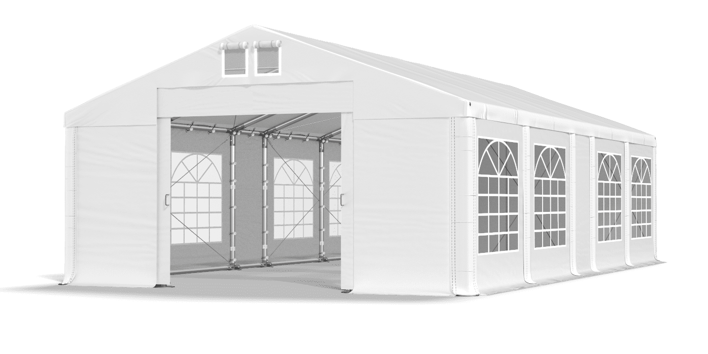 Brána stanu otvorená