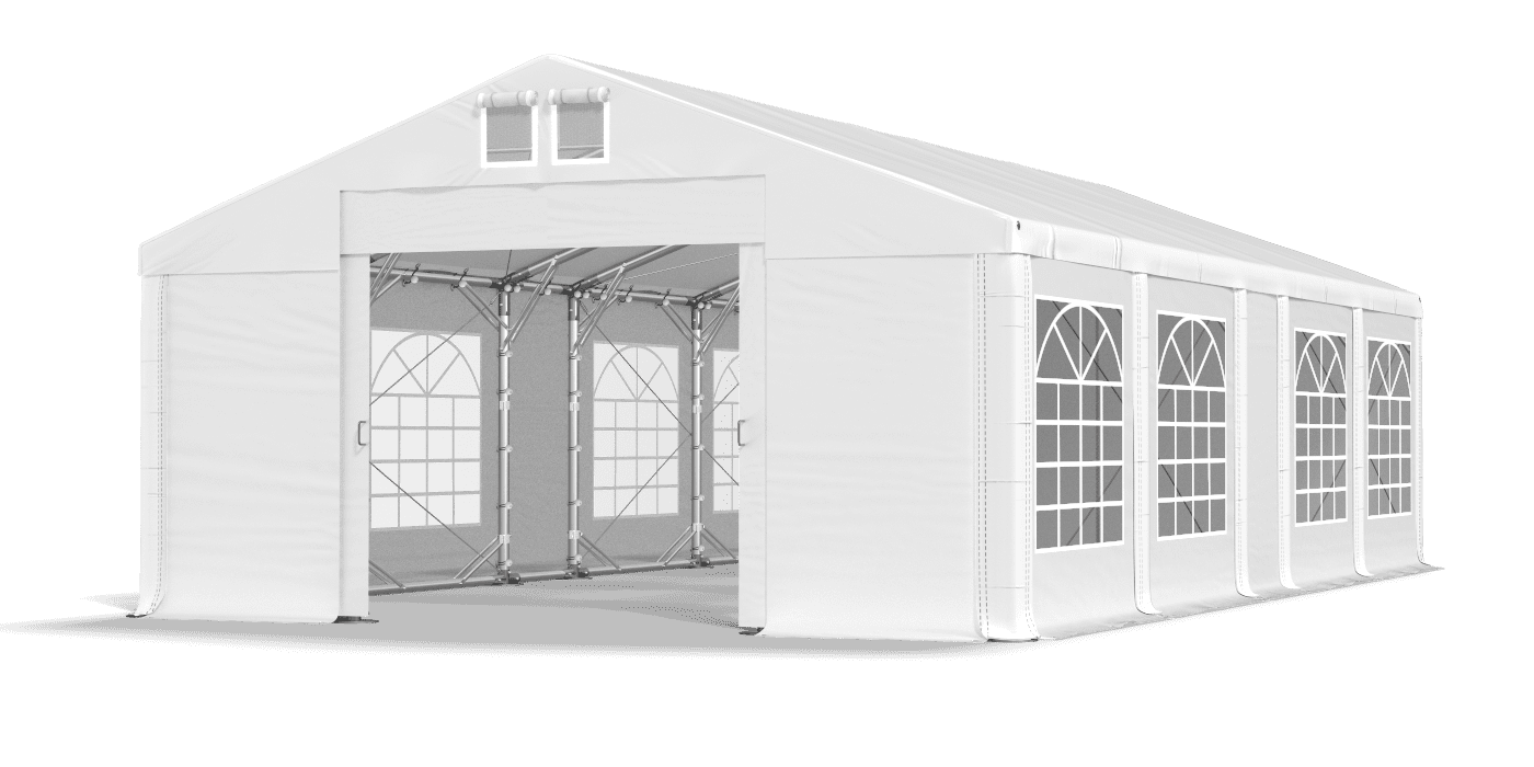 Brána stanu otvorená