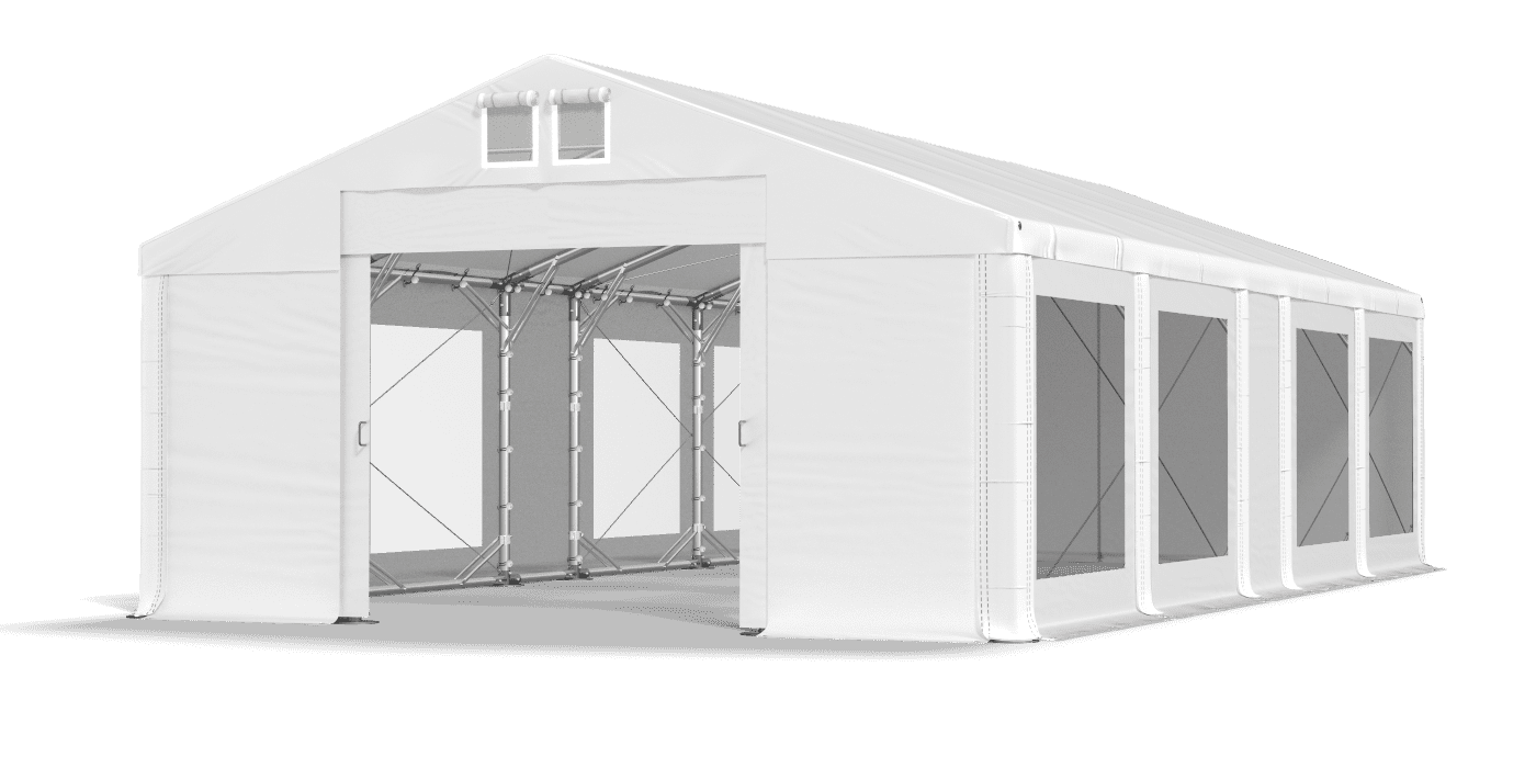 Brána stanu otvorená