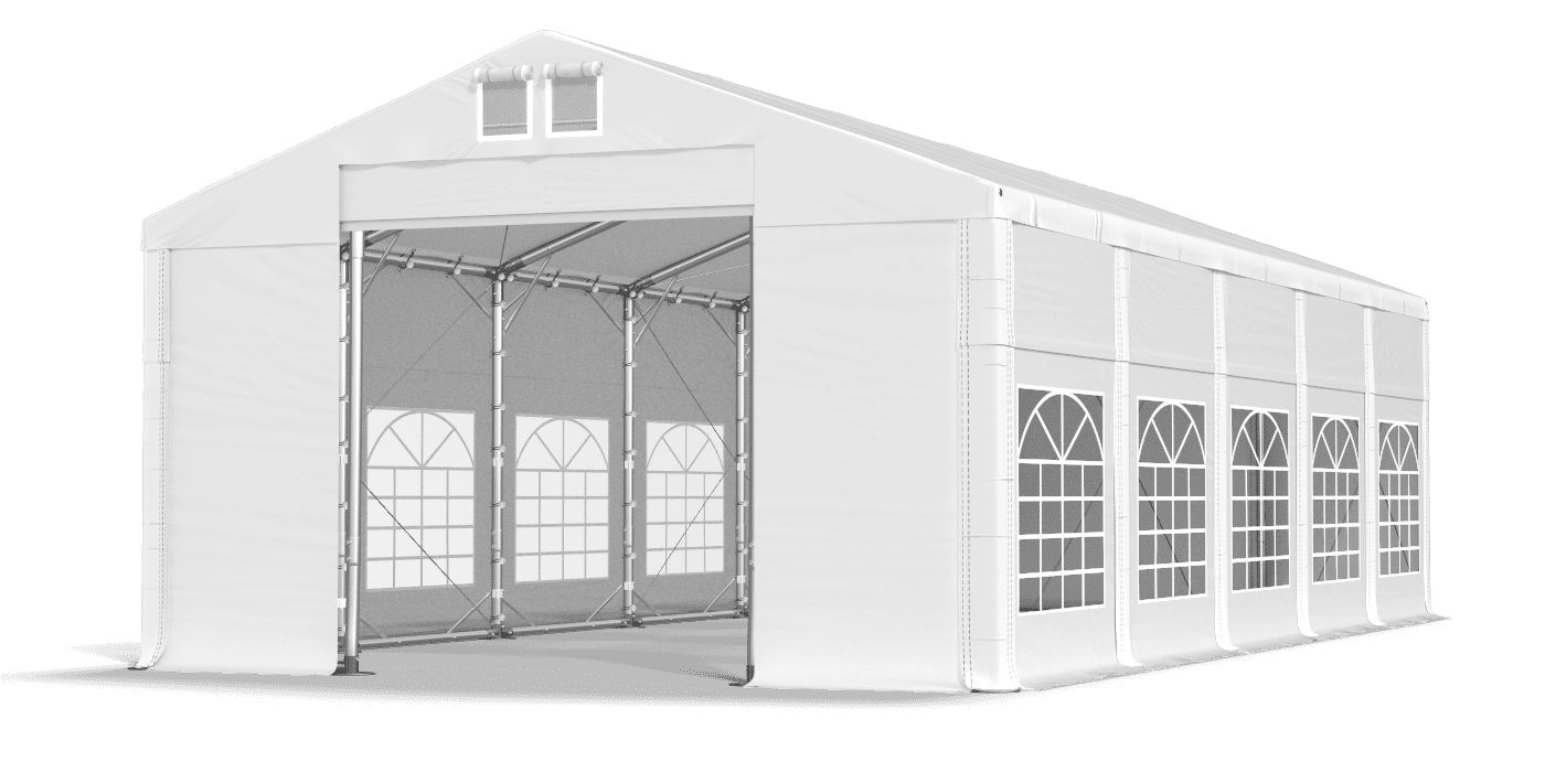 Brána stanu otvorená