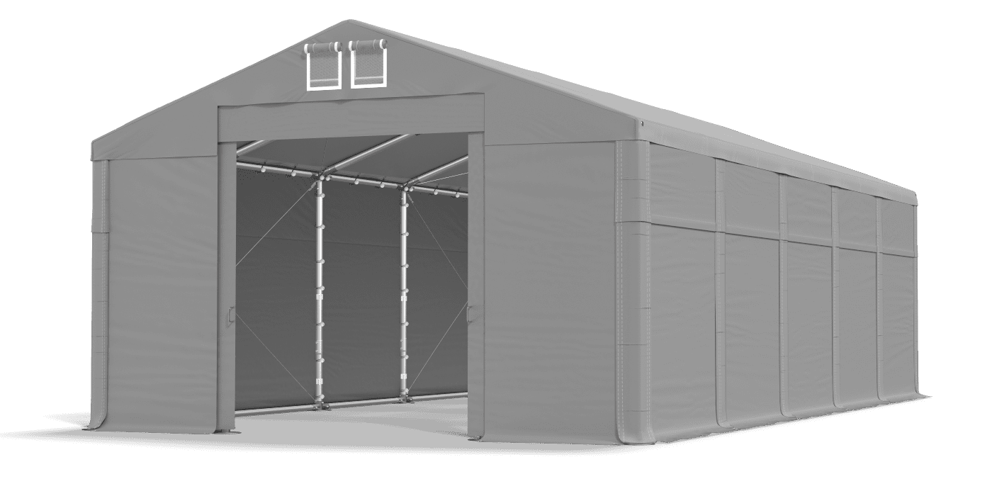 Brána stanu otvorená