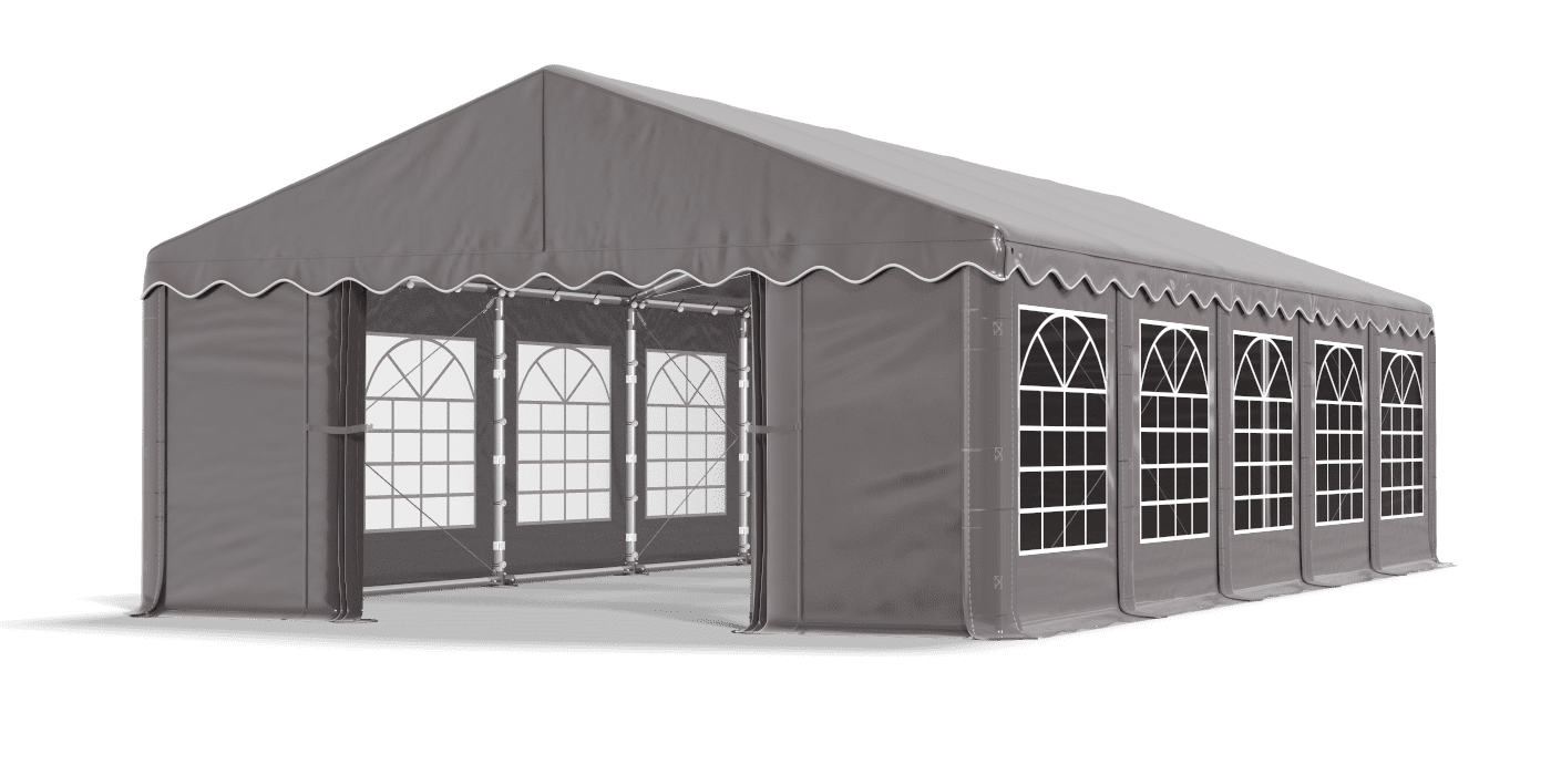 Brána stanu otvorená