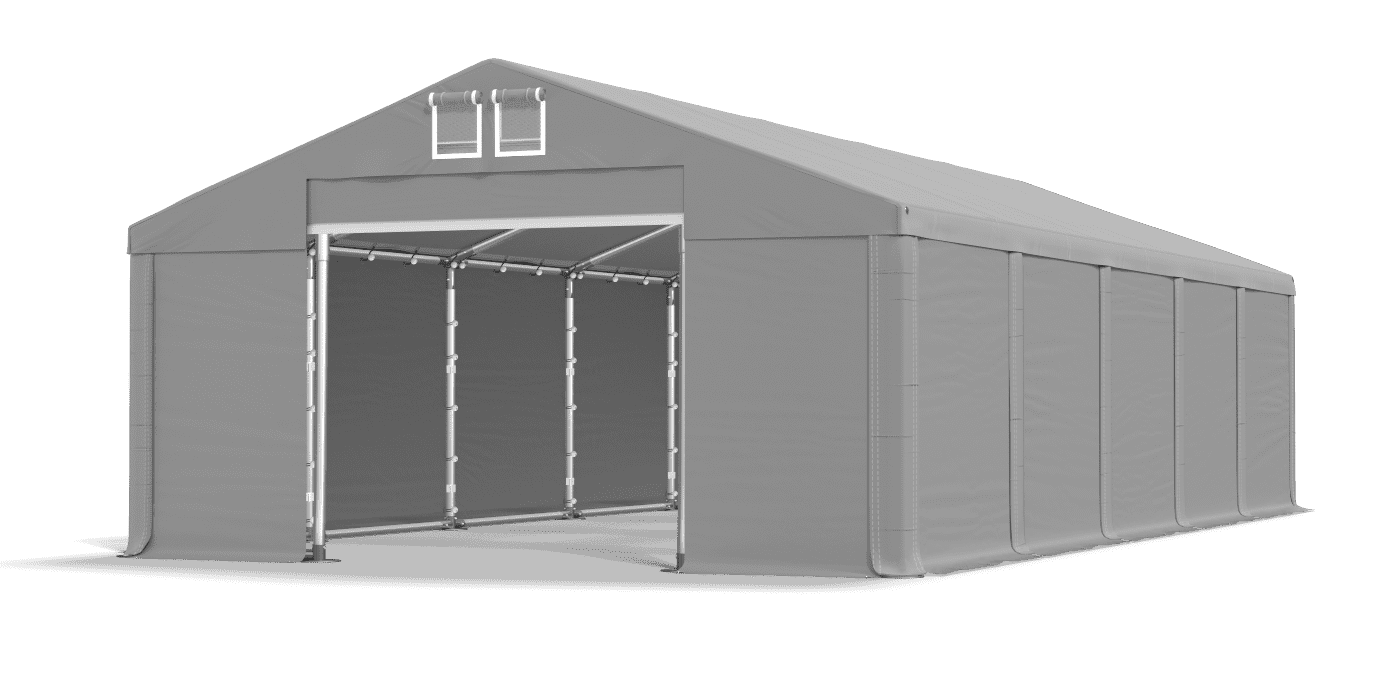 Brána stanu otvorená