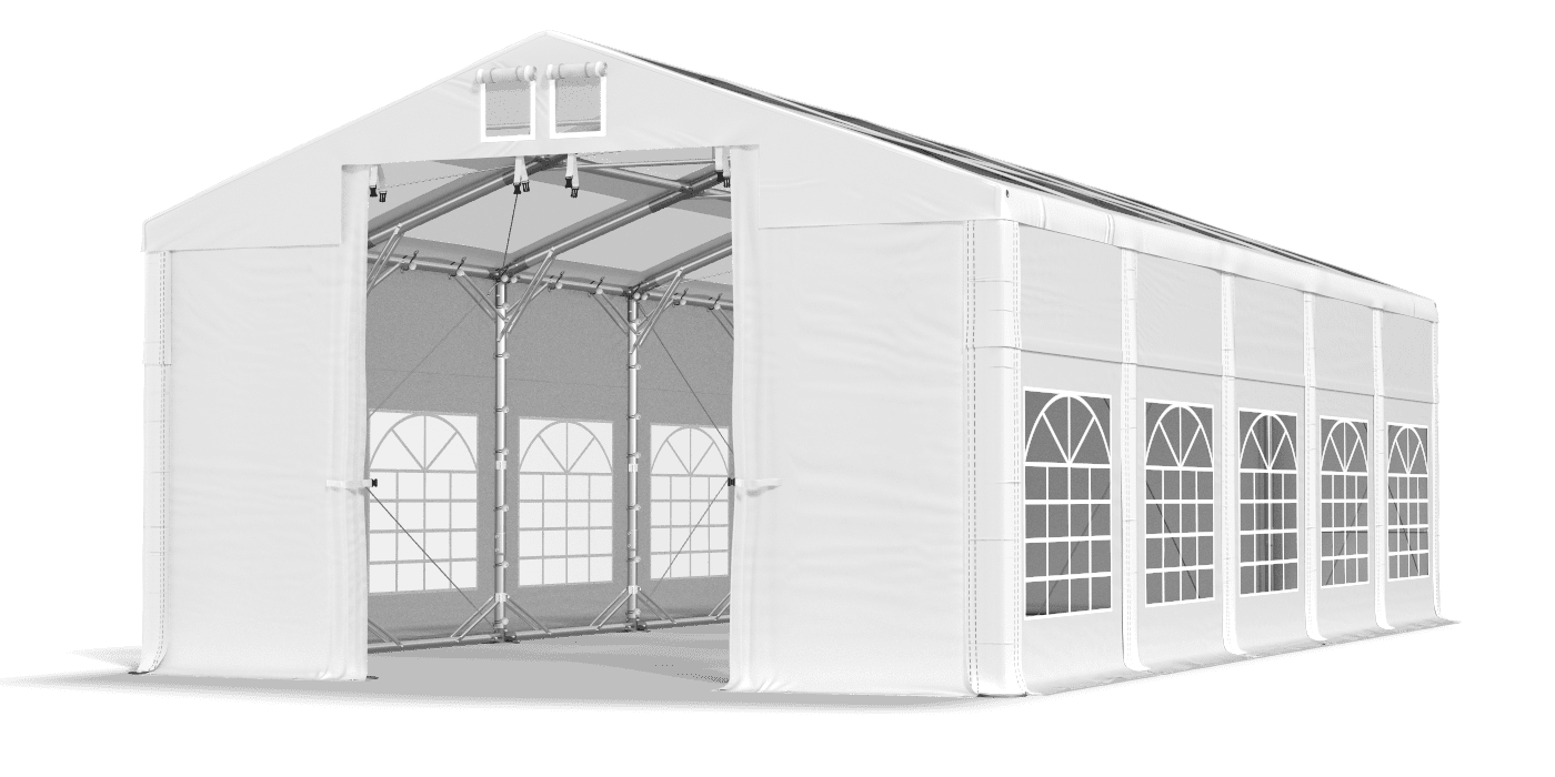 Brána stanu otvorená