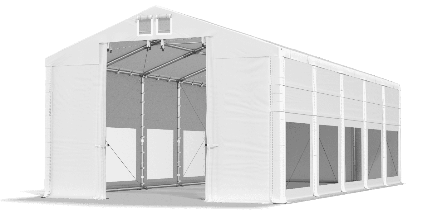 Brána stanu otvorená