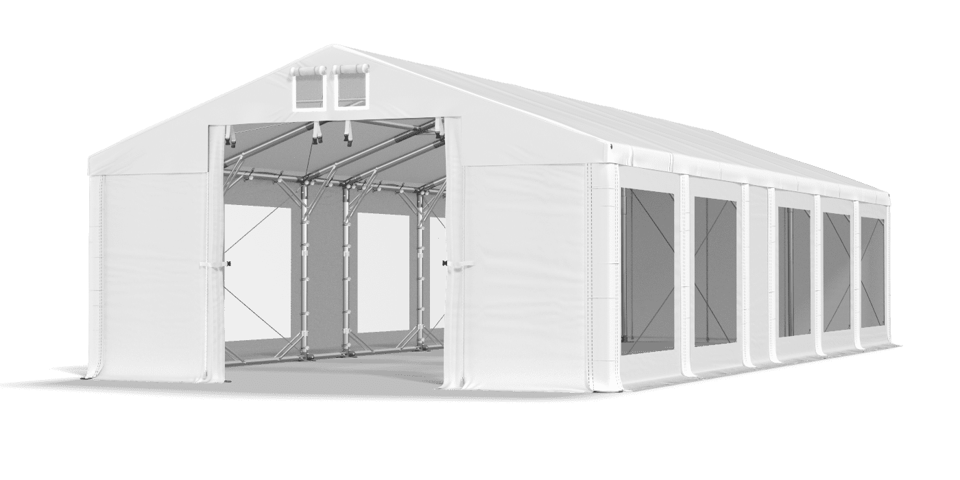 Brána stanu otvorená