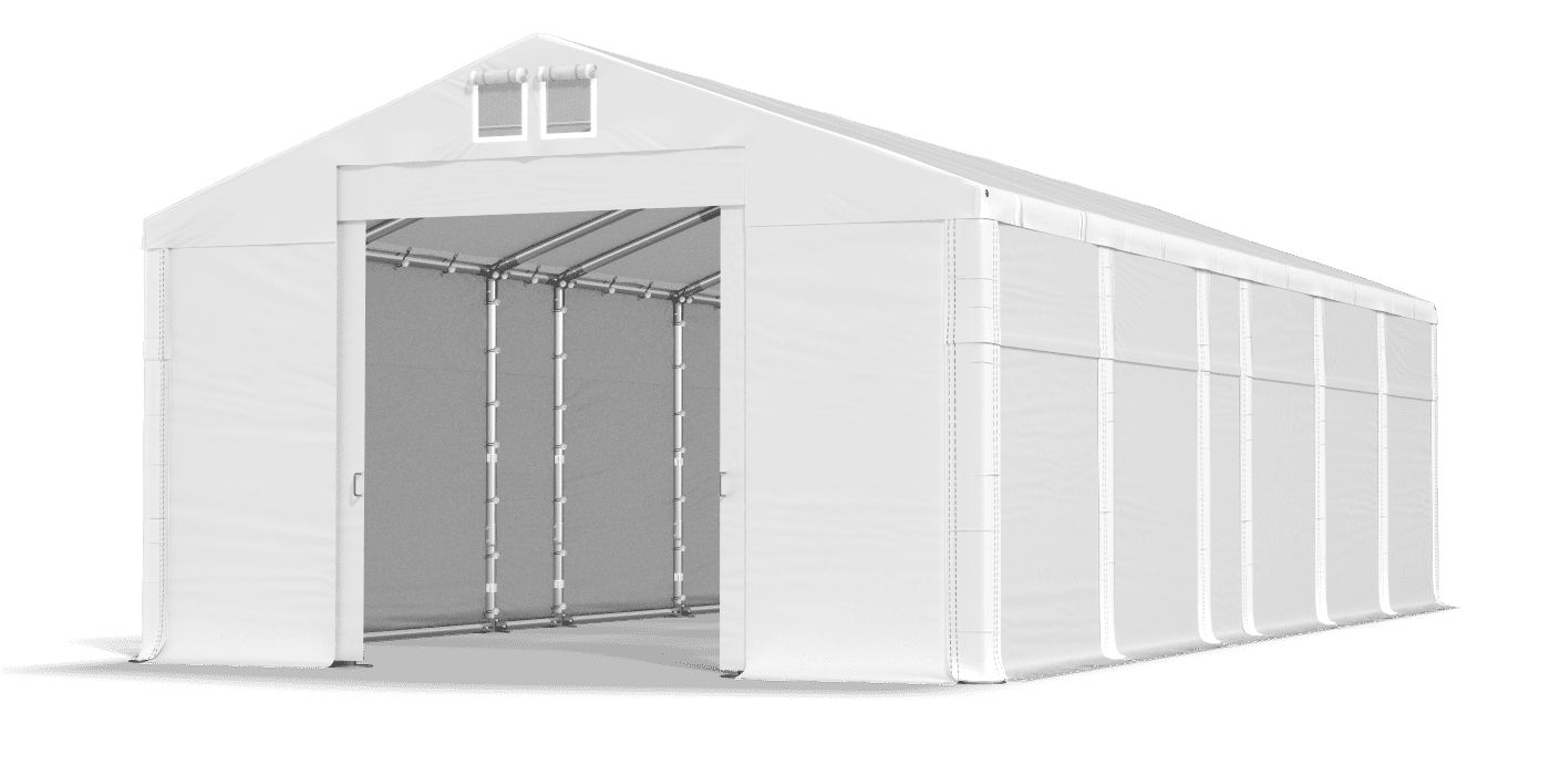 Brána stanu otvorená