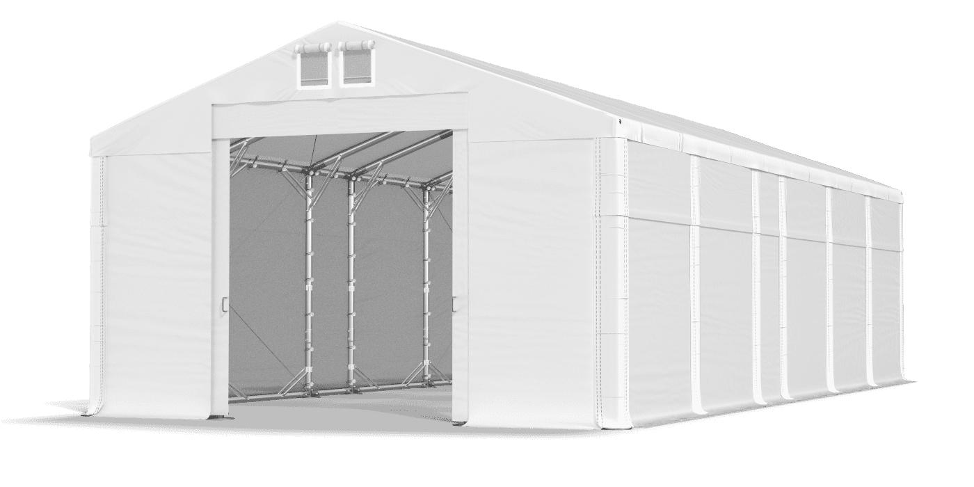 Brána stanu otvorená