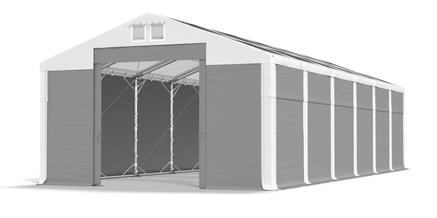 Brána stanu otvorená