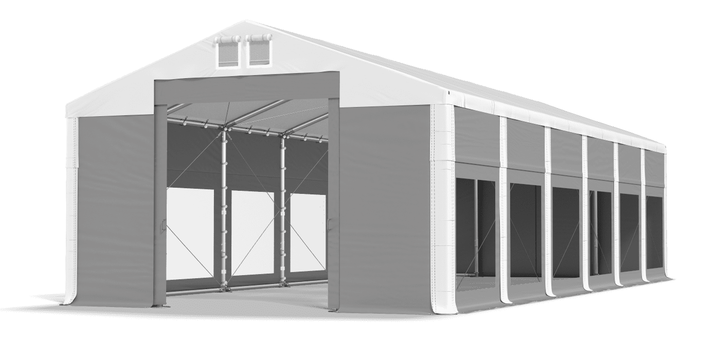 Brána stanu otvorená