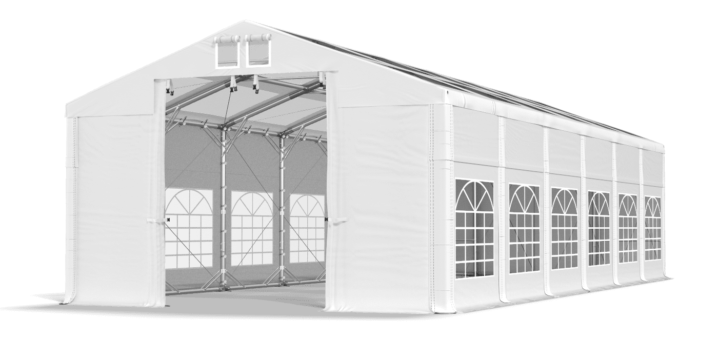 Brána stanu otvorená