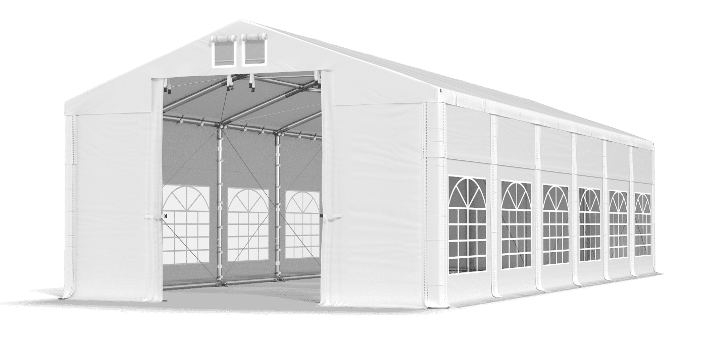 Brána stanu otvorená