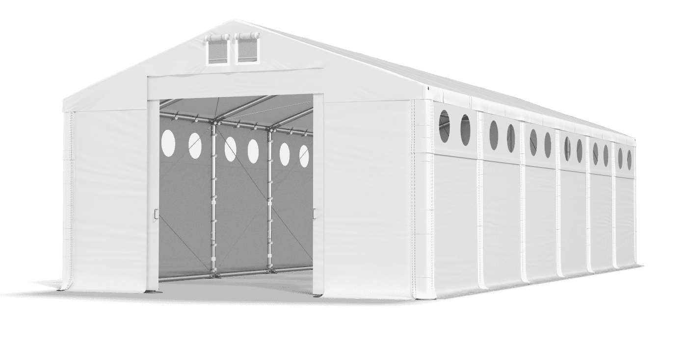 Brána stanu otvorená