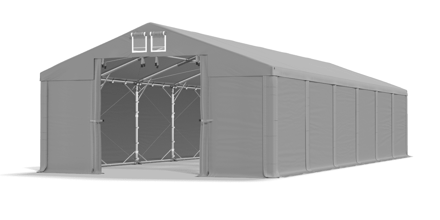 Brána stanu otvorená