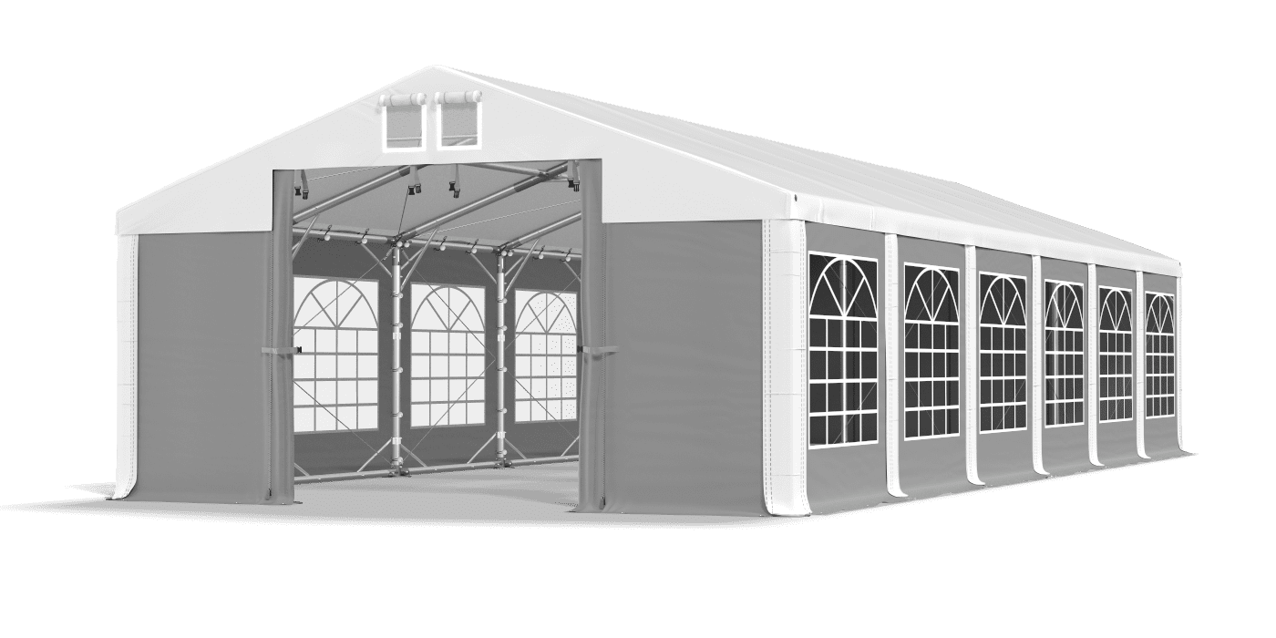 Brána stanu otvorená