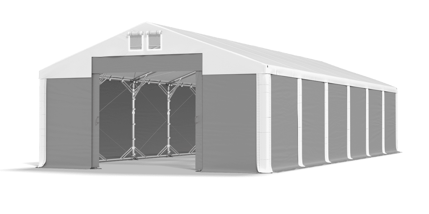 Brána stanu otvorená