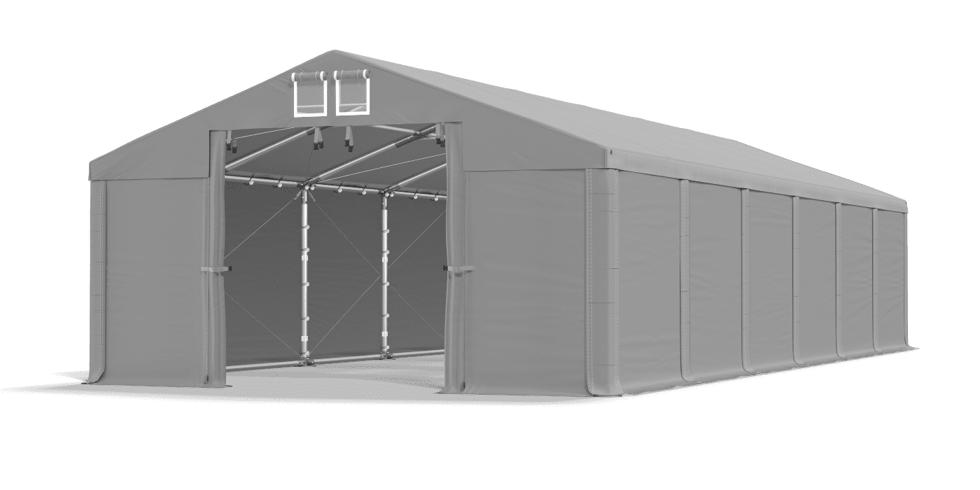 Brána stanu otvorená