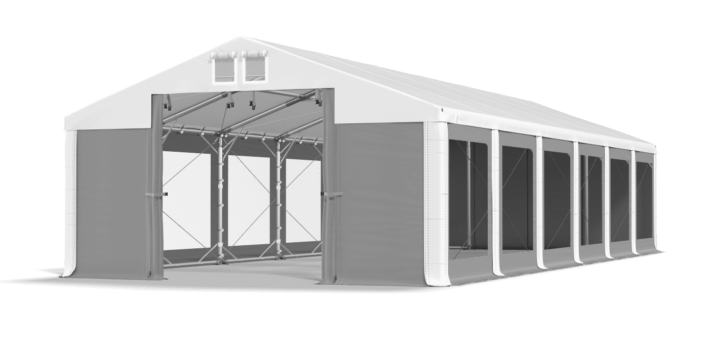 Brána stanu otvorená