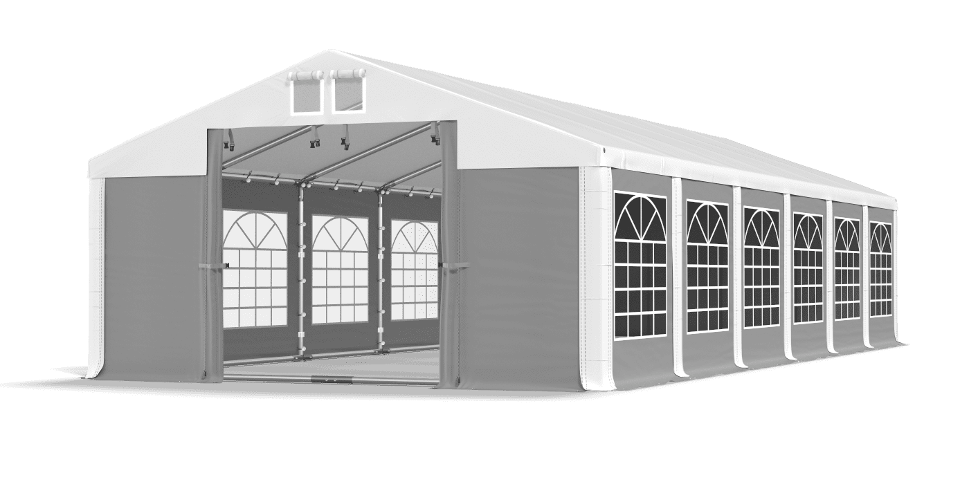 Brána stanu otvorená