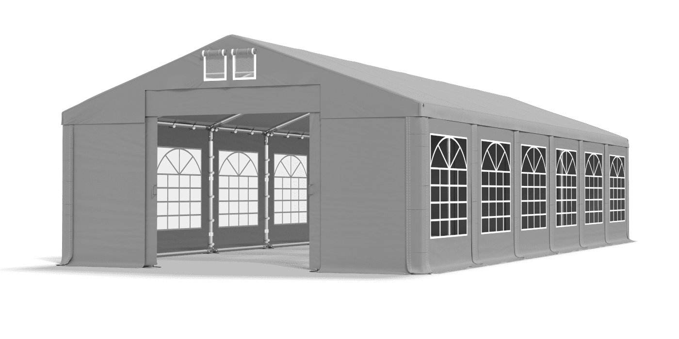 Brána stanu otvorená