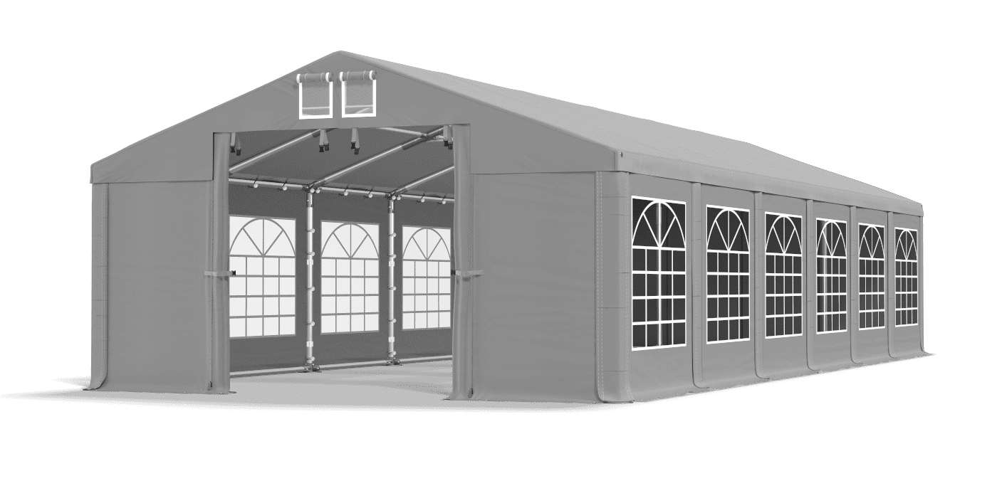 Brána stanu otvorená