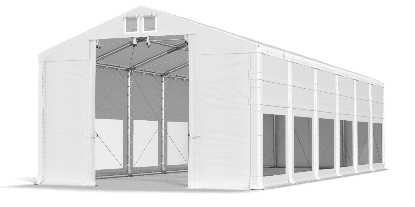 Brána stanu otvorená