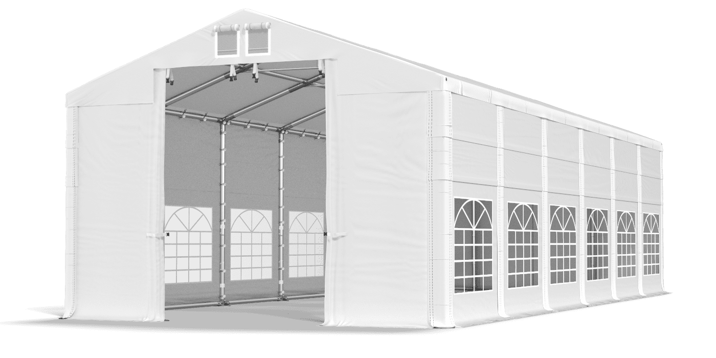 Brána stanu otvorená