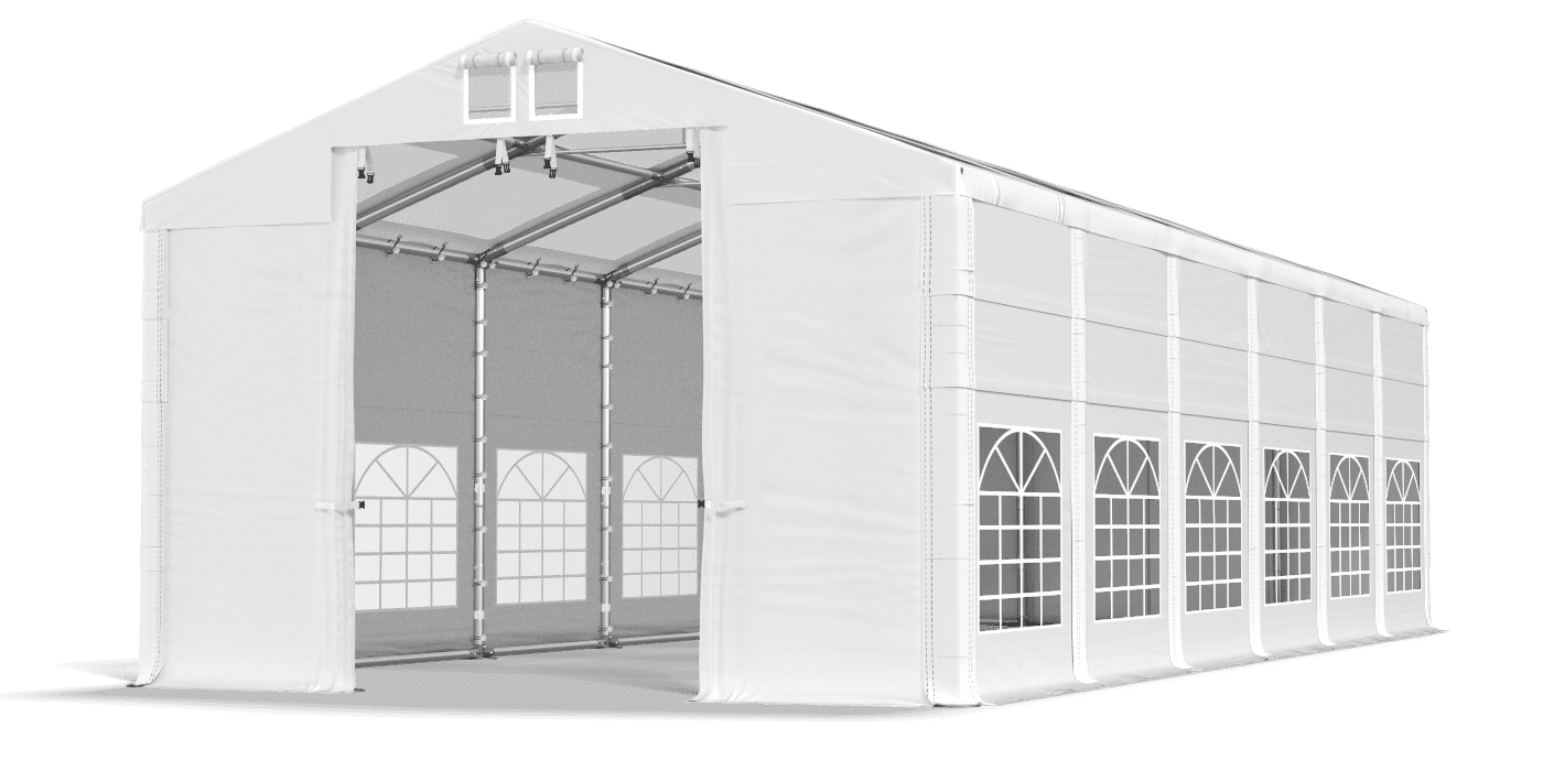 Brána stanu otvorená