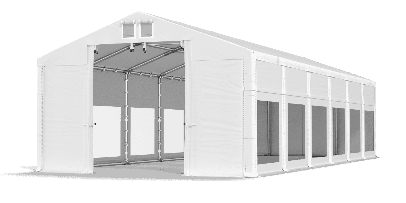 Brána stanu otvorená