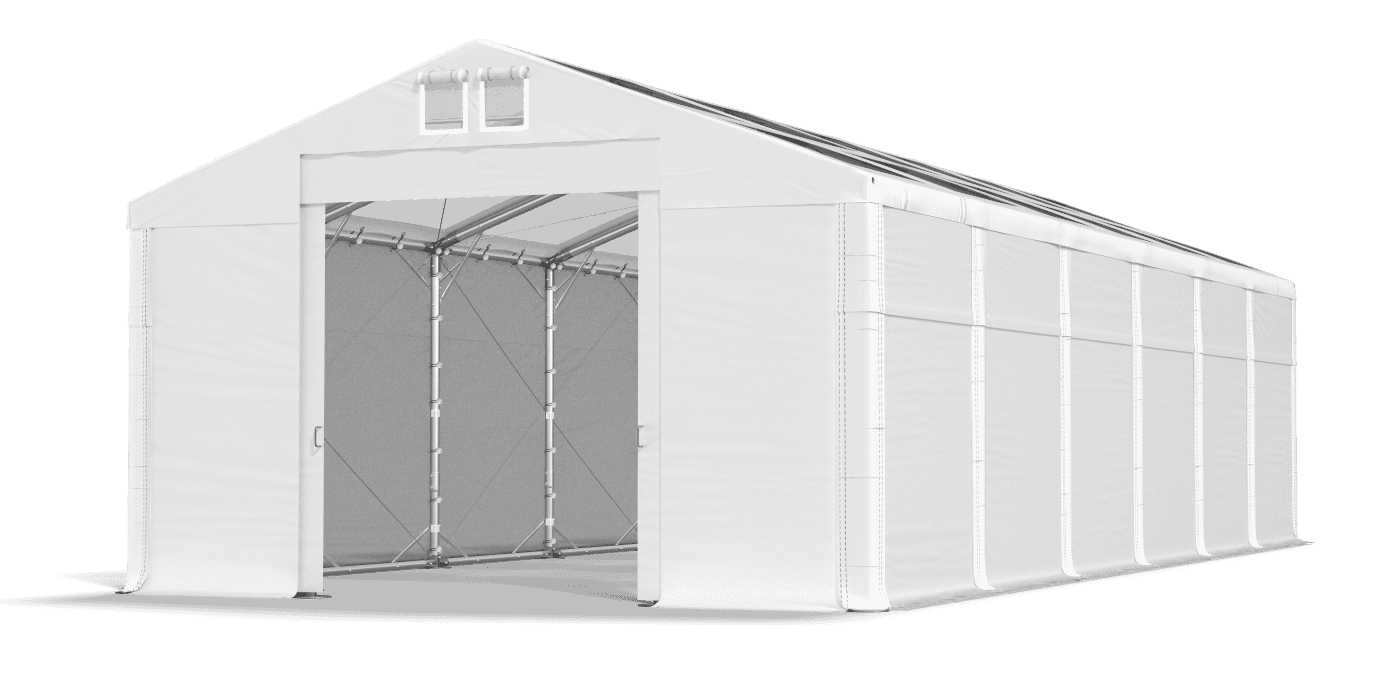 Brána stanu otvorená