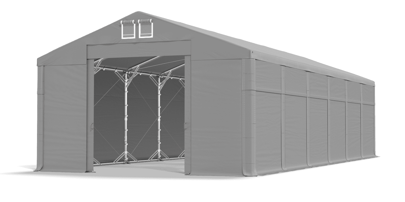 Brána stanu otvorená