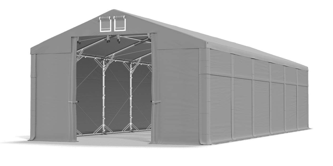 Brána stanu otvorená