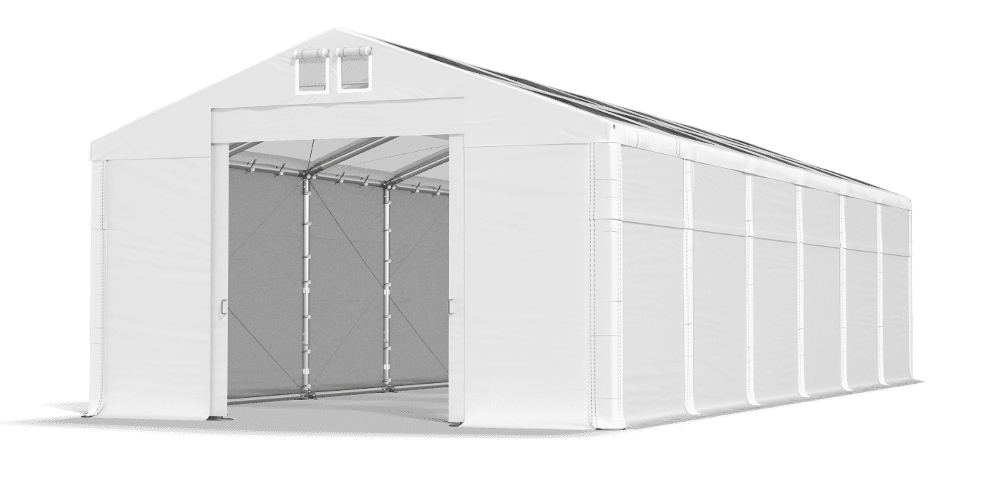 Brána stanu otvorená