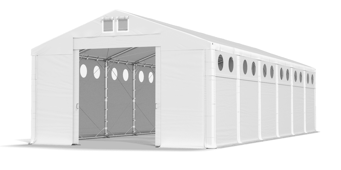 Brána stanu otvorená